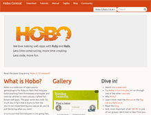 Tablet Screenshot of hobocentral.net